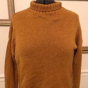 Mustard Yellow Turtle Neck Sweater
